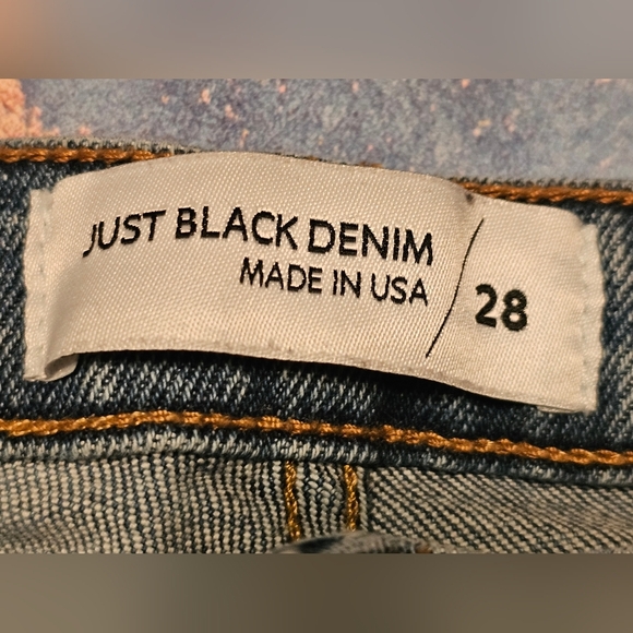 Just Black Denim Highwaist Skinny Jeans Size 28 - Picture 3 of 3